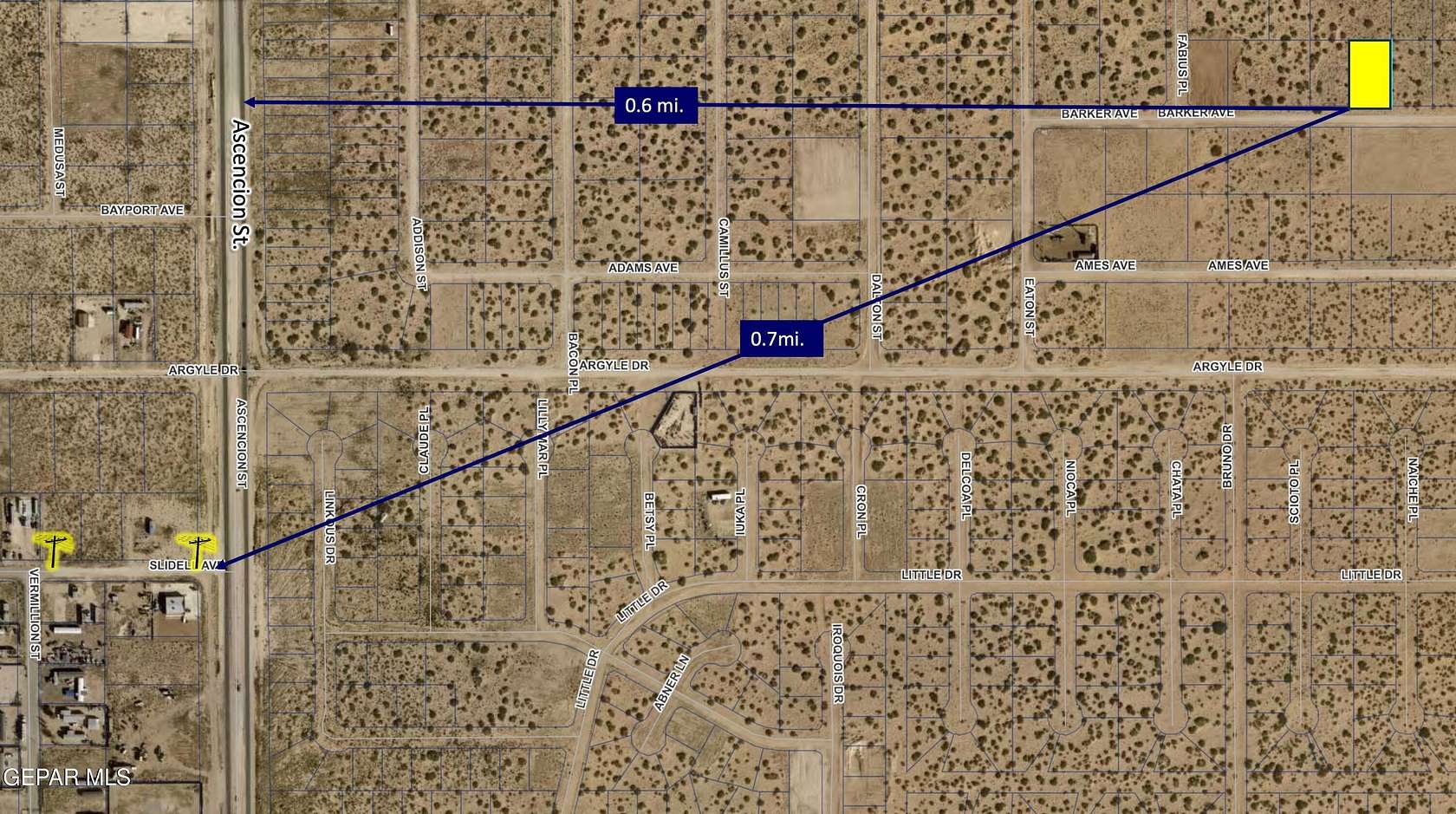 0.5 Acres of Land for Sale in El Paso, Texas