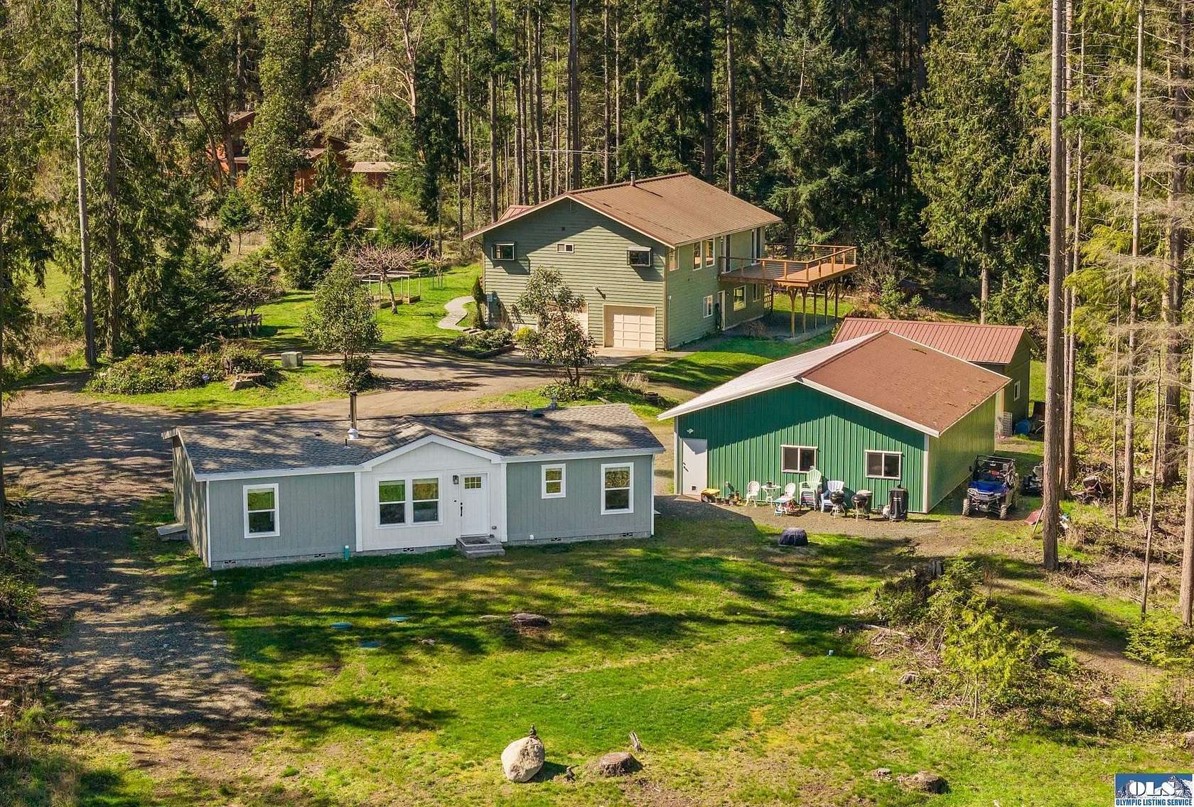 10 Acres of Land with Home for Sale in Port Angeles, Washington