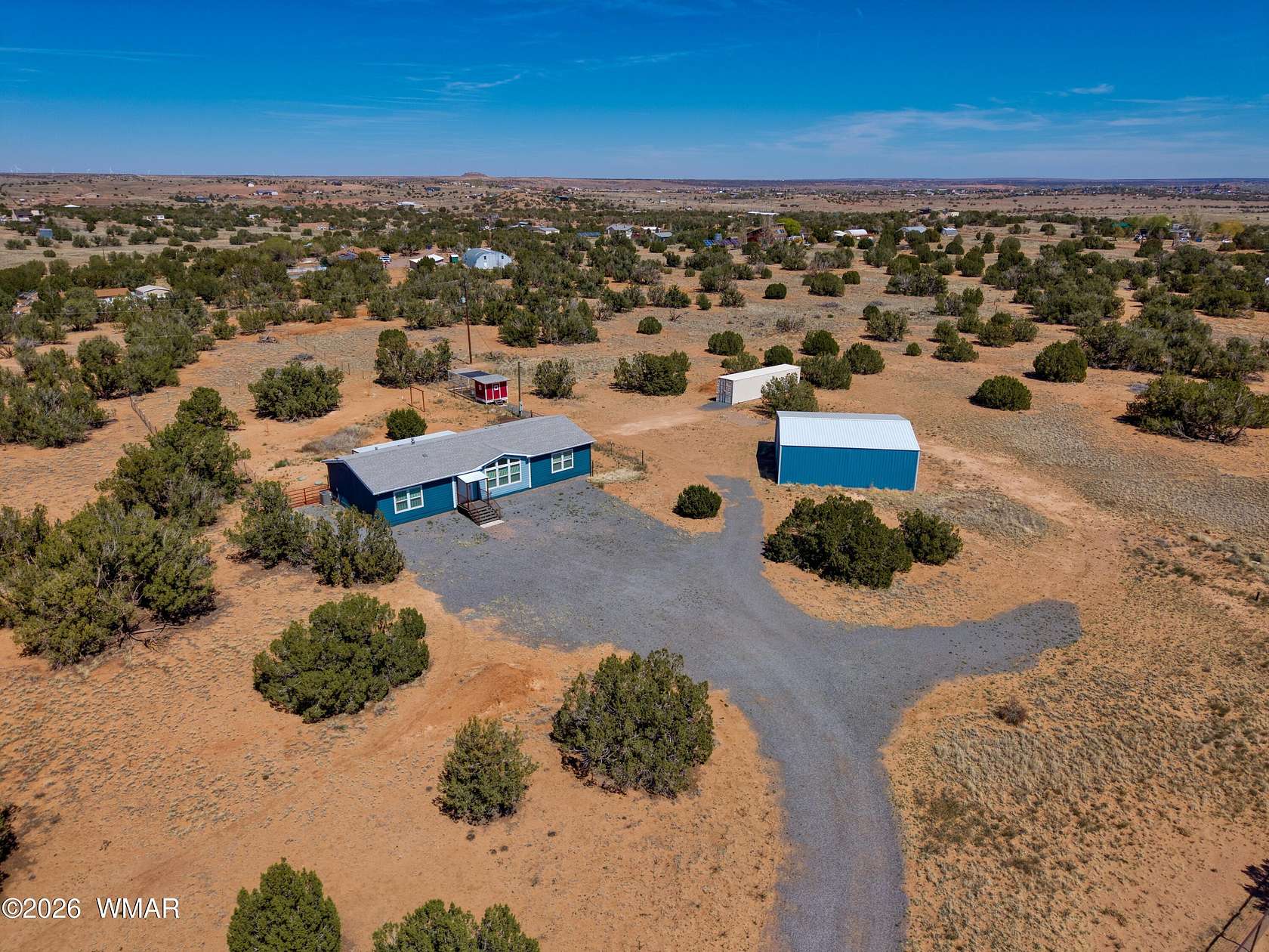 5 Acres of Land with Home for Sale in Snowflake, Arizona