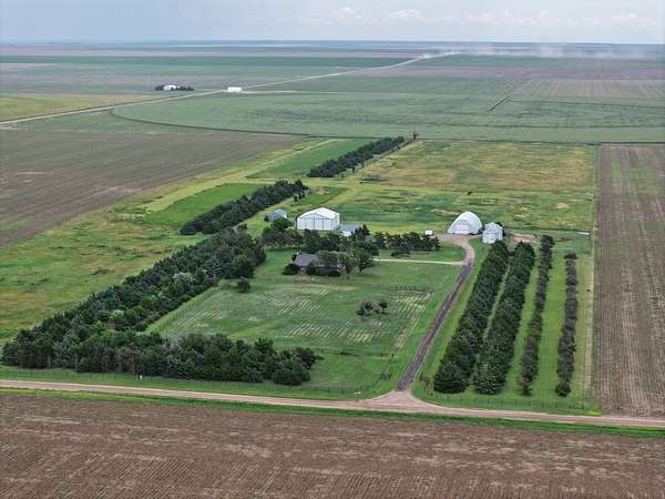 40.5 Acres of Agricultural Land with Home for Sale in Scott City, Kansas
