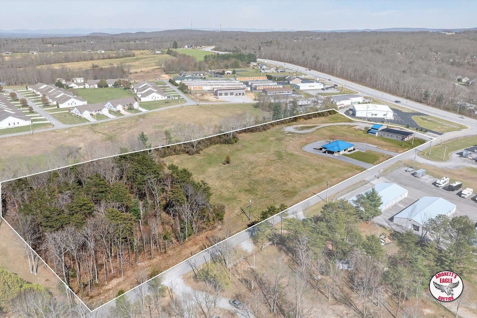 6.2 Acres of Commercial Land for Auction in Crossville, Tennessee