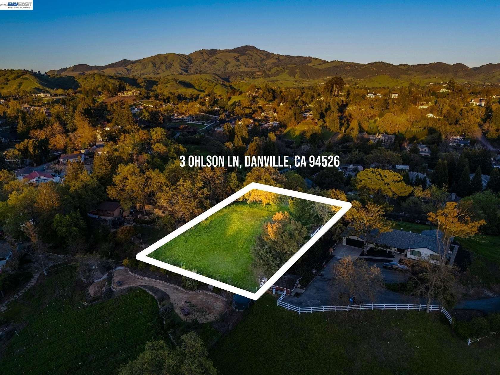 0.8 Acres of Residential Land for Sale in Danville, California