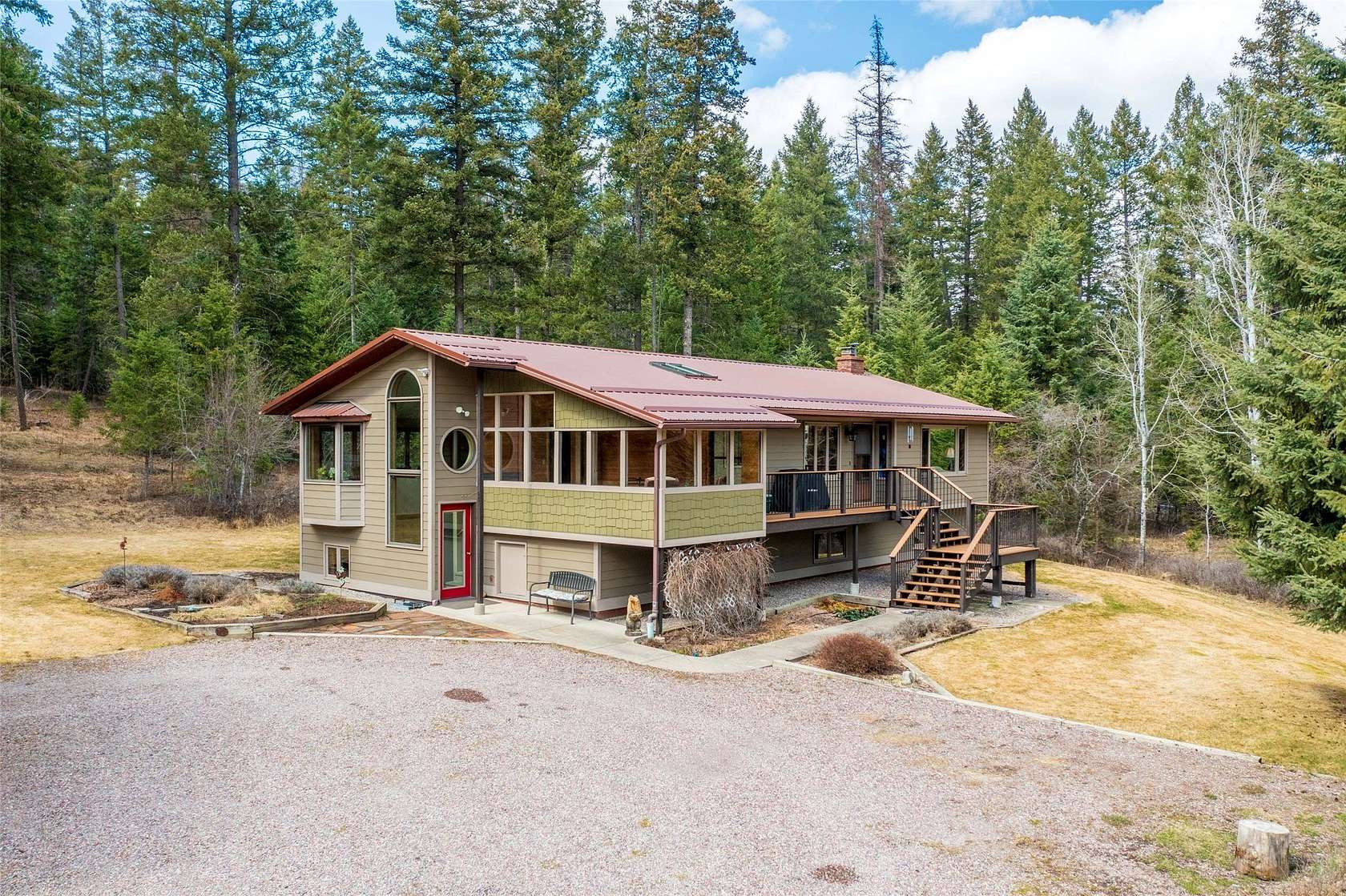 5 Acres of Land with Home for Sale in Whitefish, Montana