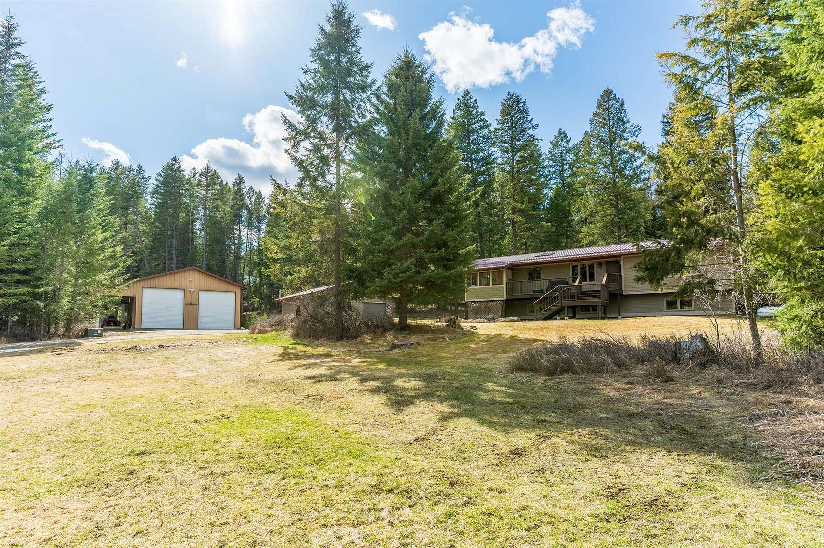 5 Acres of Land with Home for Sale in Whitefish, Montana