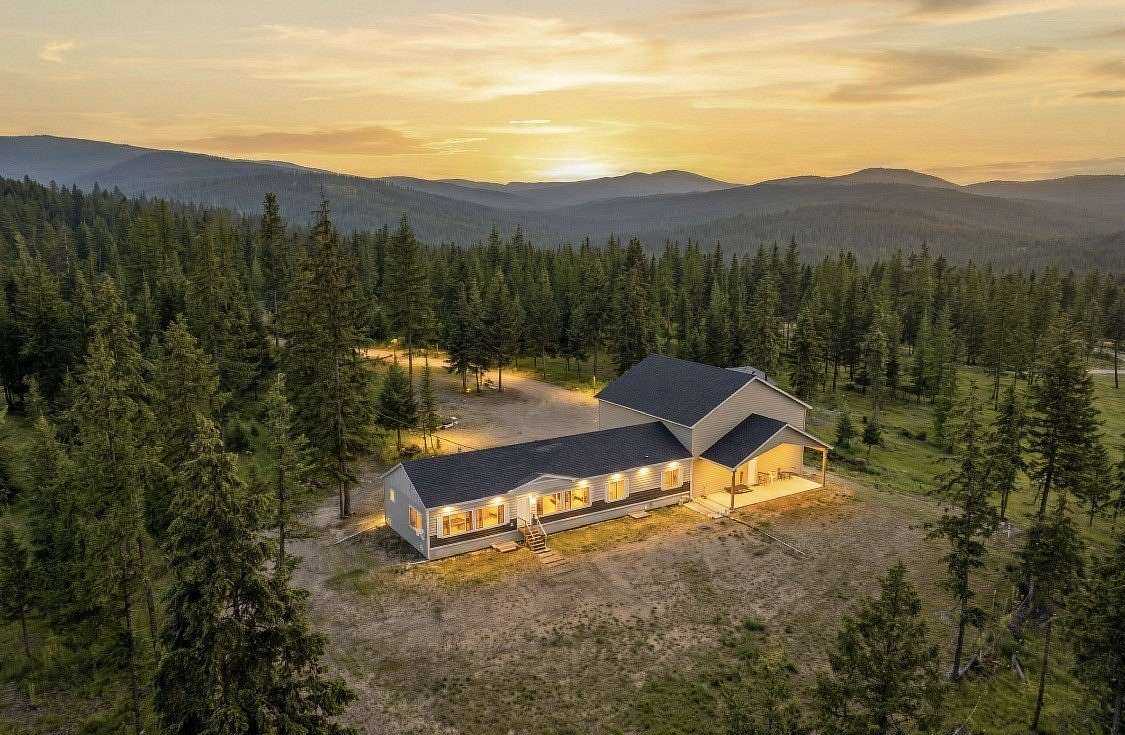 160 Acres of Recreational Land with Home for Sale in Trego, Montana