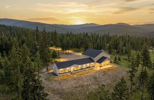 160 Acres of Recreational Land with Home for Sale in Trego, Montana
