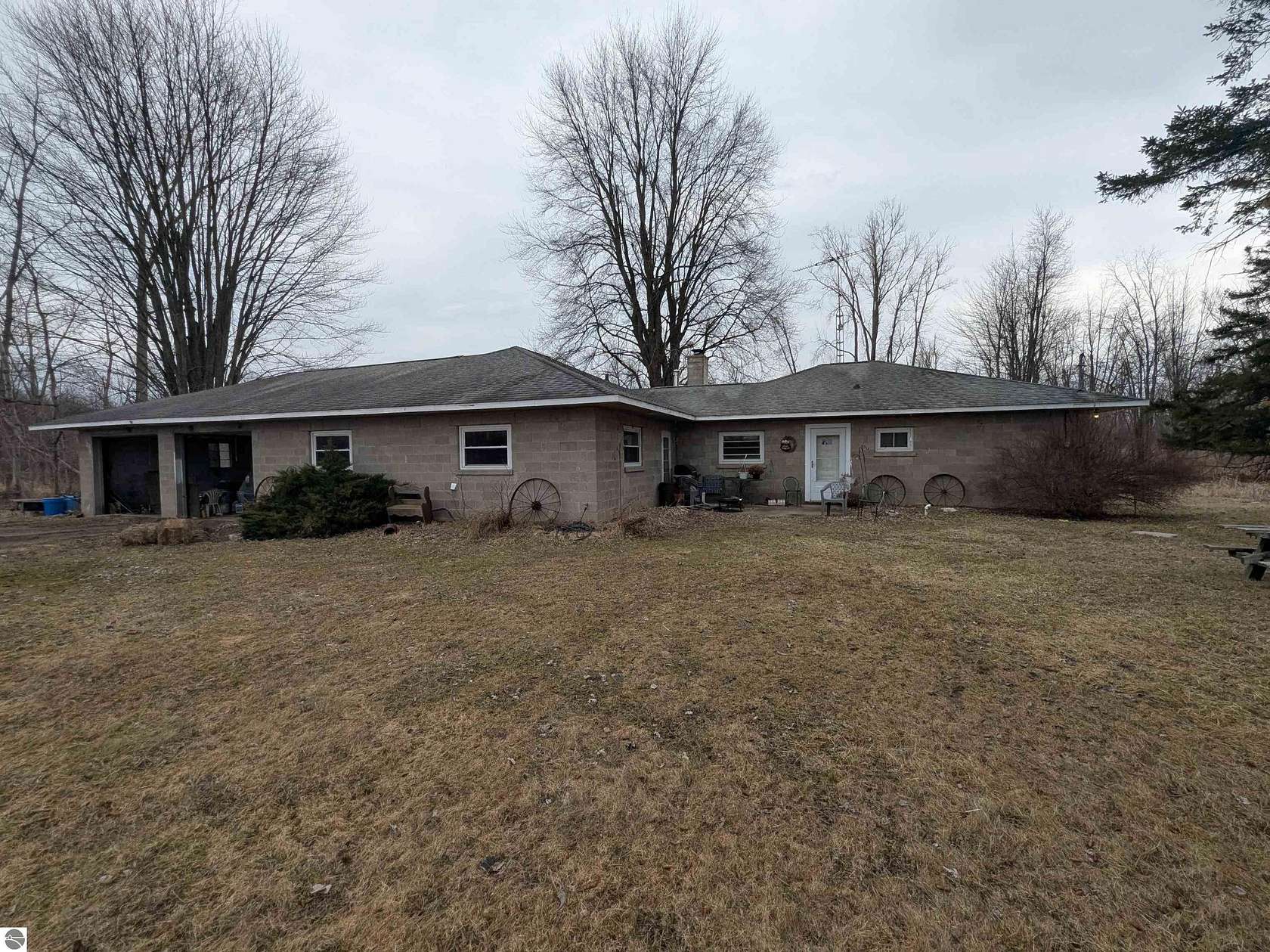 40 Acres of Recreational Land with Home for Sale in Turner, Michigan