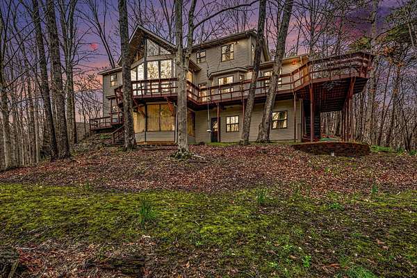 2 Acres of Land with Home for Sale in Hide-A-Way Hills, Ohio