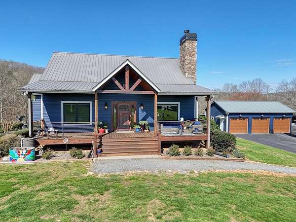 10 Acres of Land with Home for Sale in Blairsville, Georgia