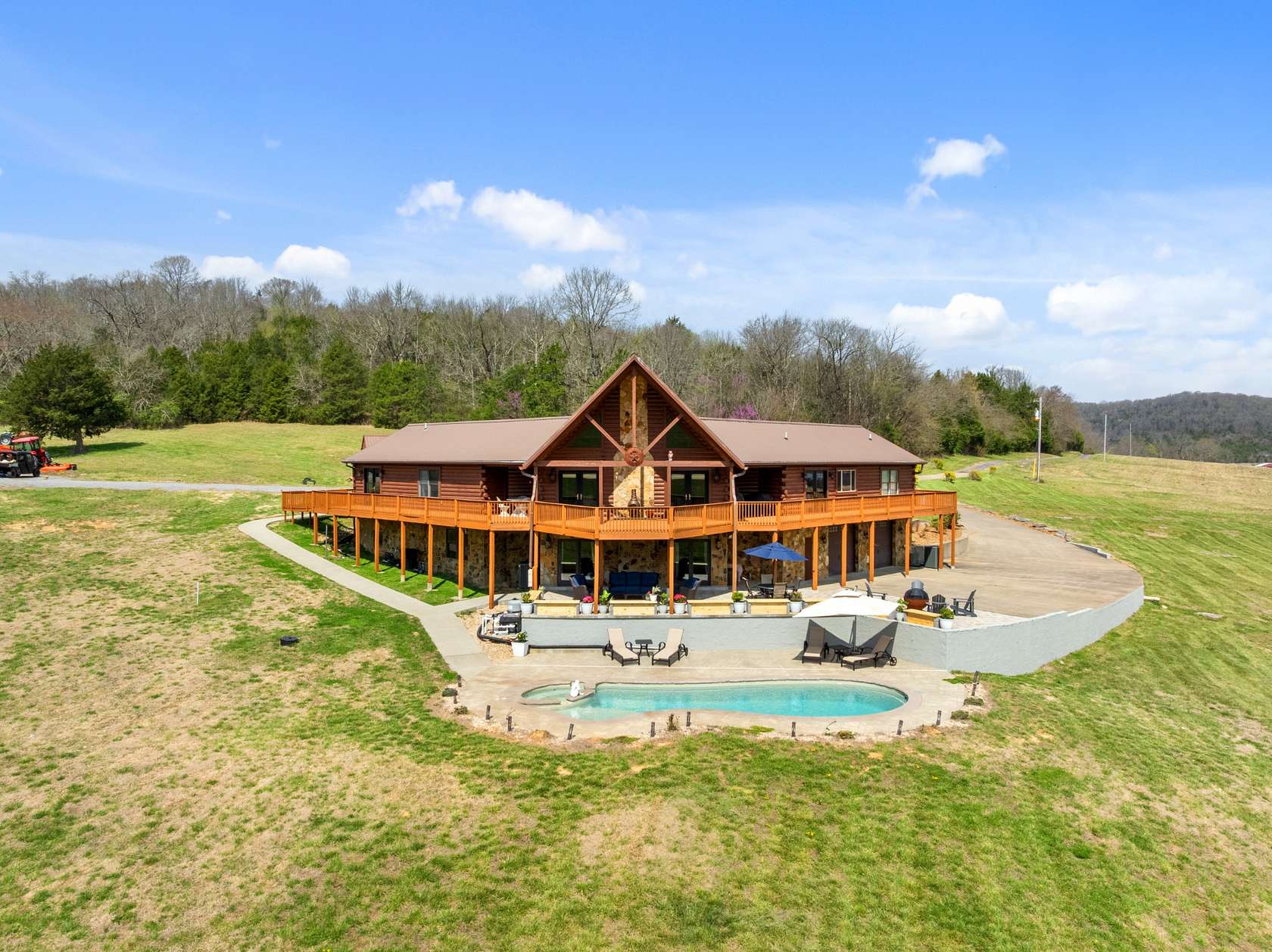 70 Acres of Land with Home for Sale in Auburntown, Tennessee