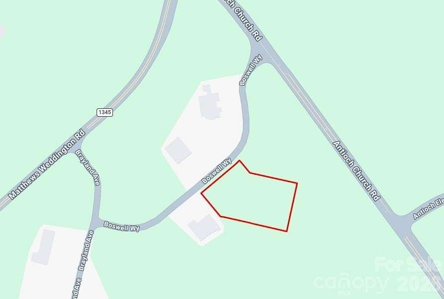 0.96 Acres of Residential Land for Sale in Matthews, North Carolina