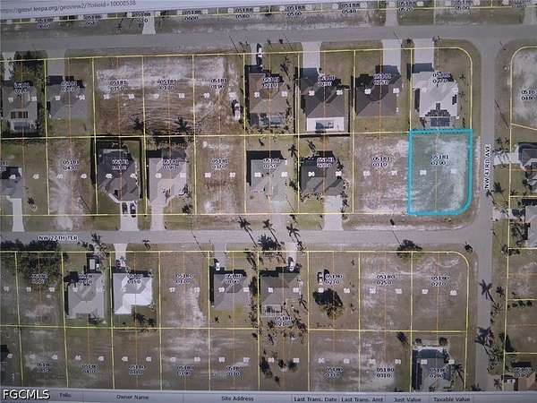 0.26 Acres of Residential Land for Sale in Cape Coral, Florida