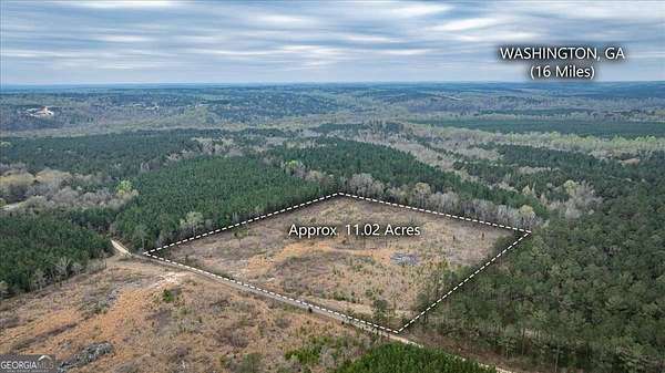 11 Acres of Recreational & Residential Land for Sale in Tignall, Georgia