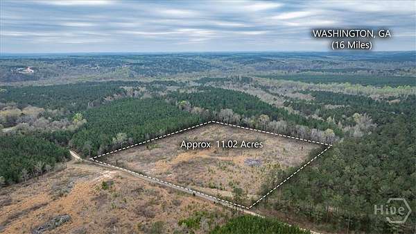 11 Acres of Recreational & Residential Land for Sale in Tignall, Georgia