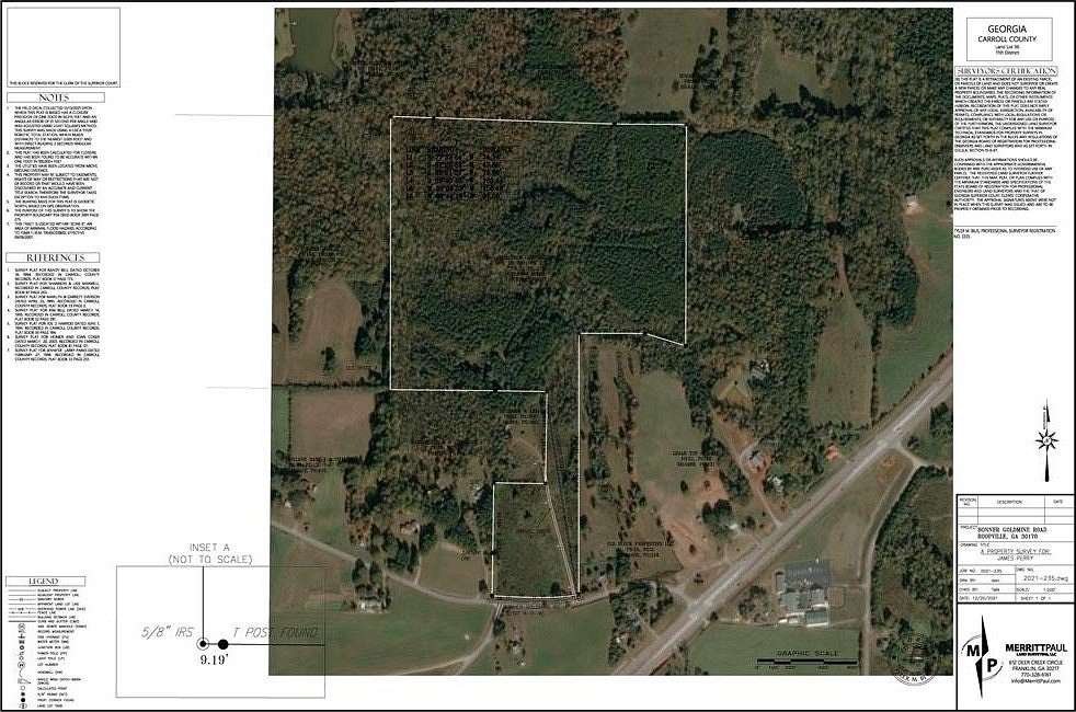 72.9 Acres of Land for Sale in Carrollton, Georgia