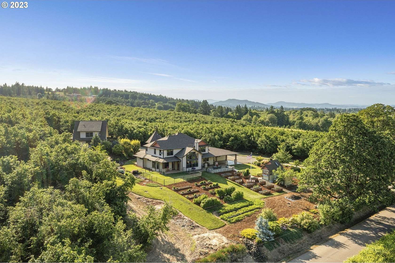 38.7 Acres of Agricultural Land with Home for Sale in Cornelius, Oregon