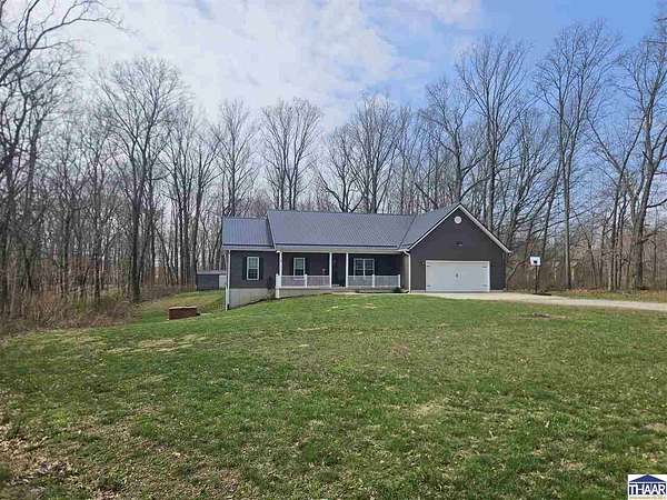 3.17 Acres of Land with Home for Sale in Jasonville, Indiana