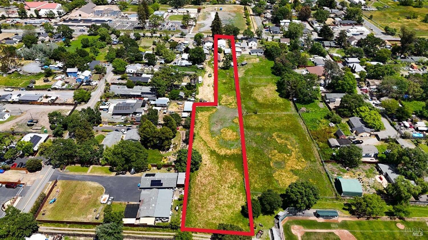 1.5 Acres of Land with Home for Sale in Santa Rosa, California