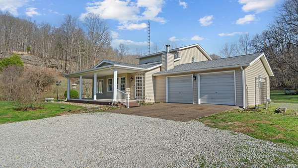 83 Acres of Recreational Land with Home for Sale in West Baden Springs, Indiana