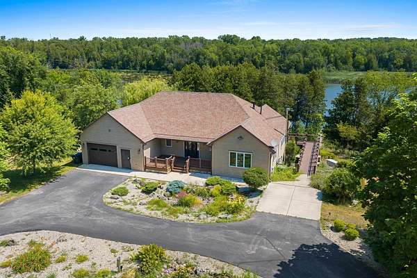 5.12 Acres of Land with Home for Sale in Forestville, Wisconsin