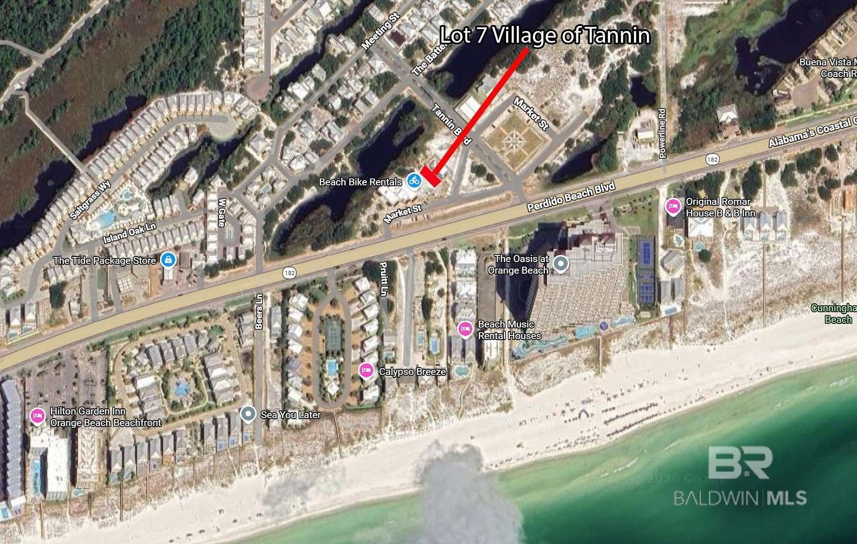 0.06 Acres of Commercial Land for Sale in Orange Beach, Alabama