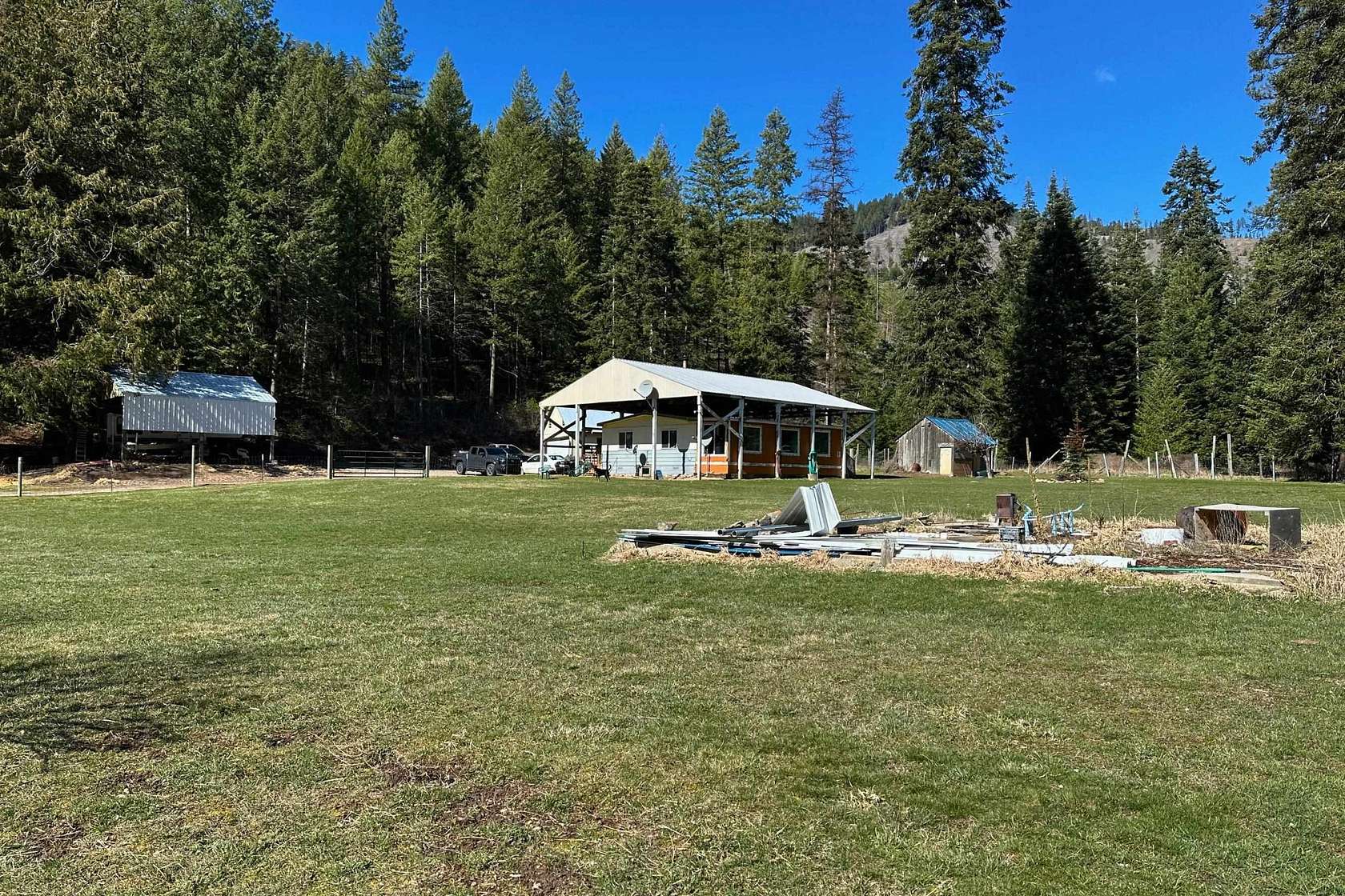 1.8 Acres of Land with Home for Sale in Loon Lake, Washington