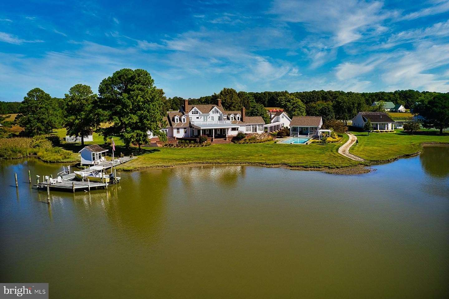 146 Acres of Agricultural Land with Home for Sale in Royal Oak, Maryland