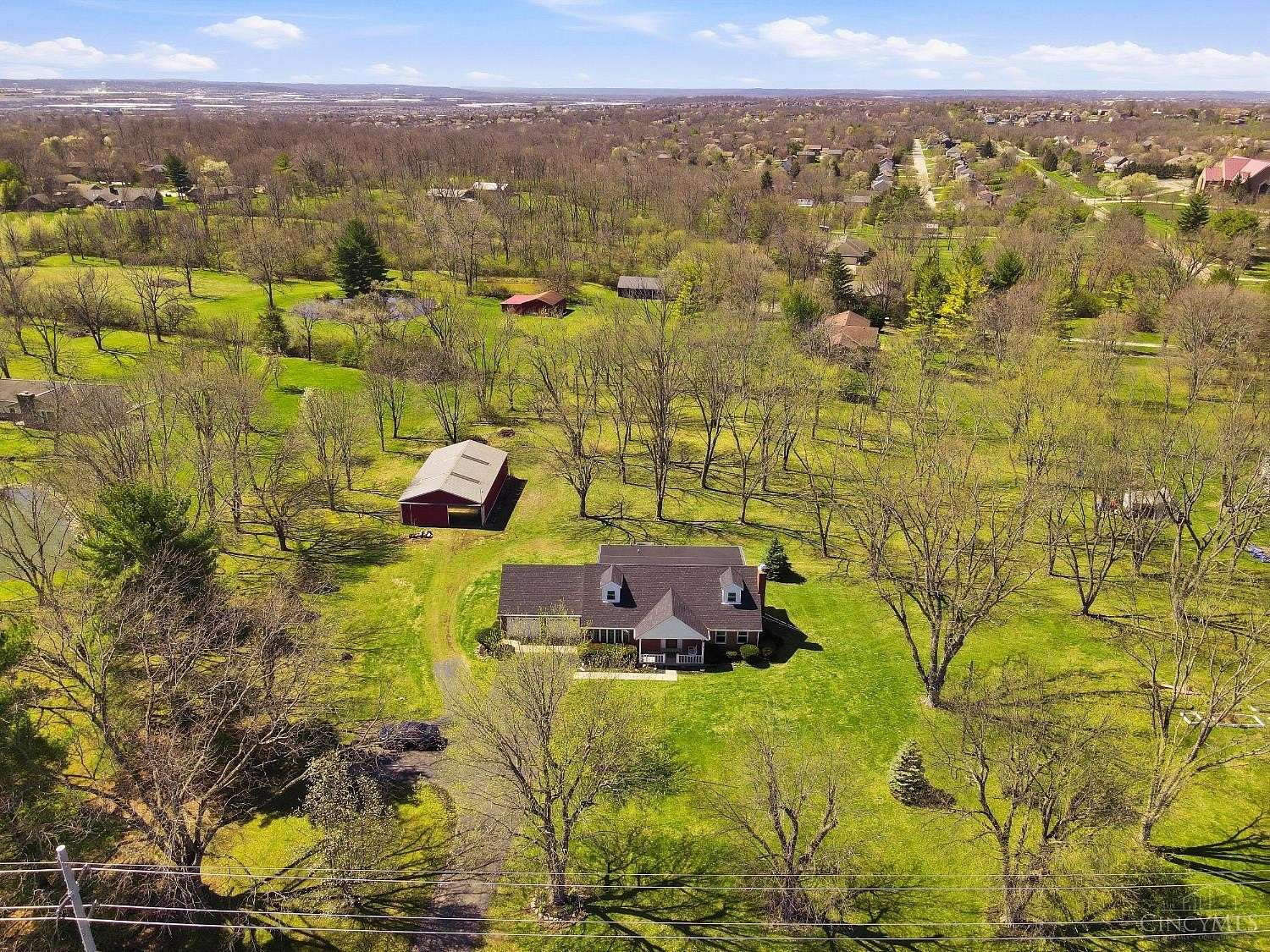 4 Acres of Land with Home for Sale in Westchester, Ohio