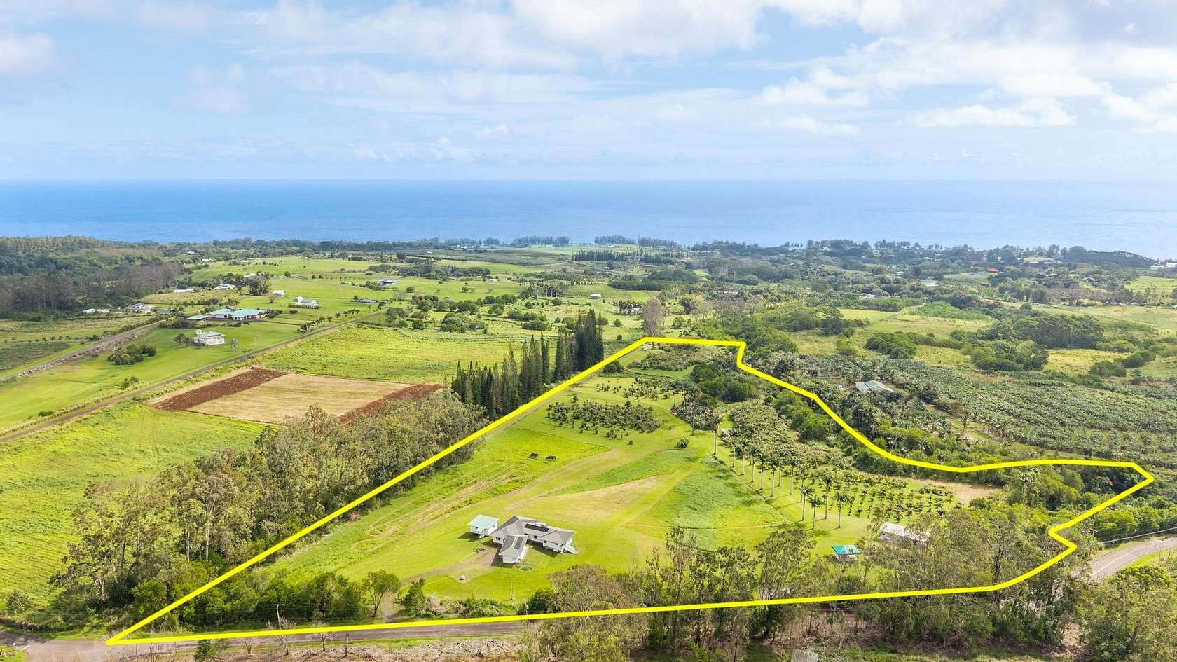 20 Acres of Agricultural Land with Home for Sale in Pepeekeo, Hawaii