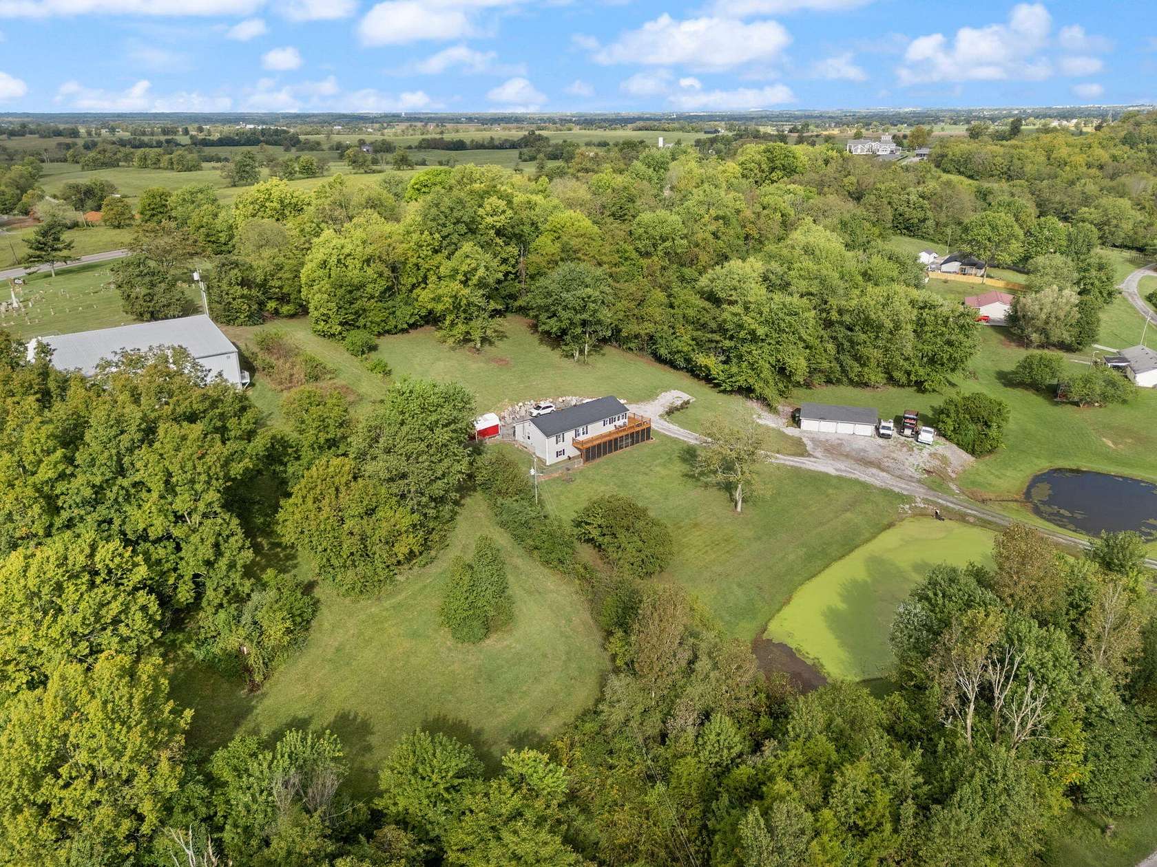 2.57 Acres of Land with Home for Sale in Lancaster, Kentucky