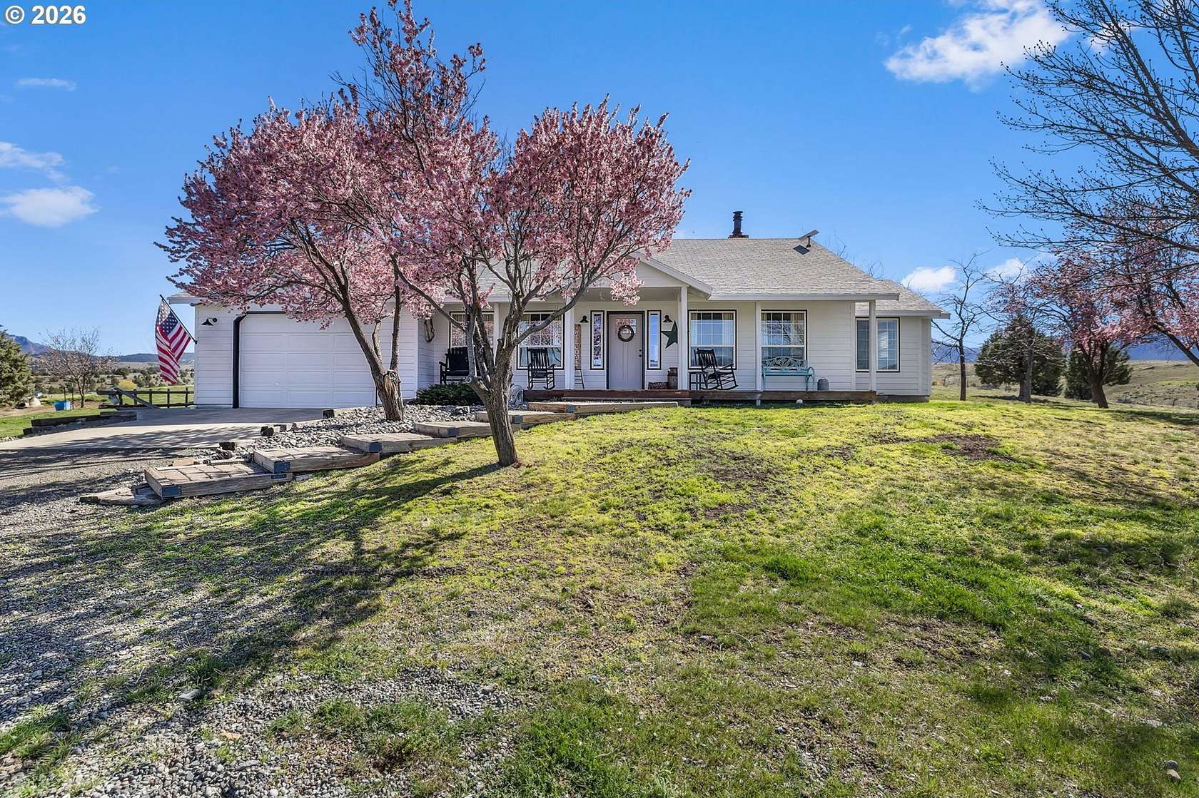 8.6 Acres of Land with Home for Sale in Mount Vernon, Oregon