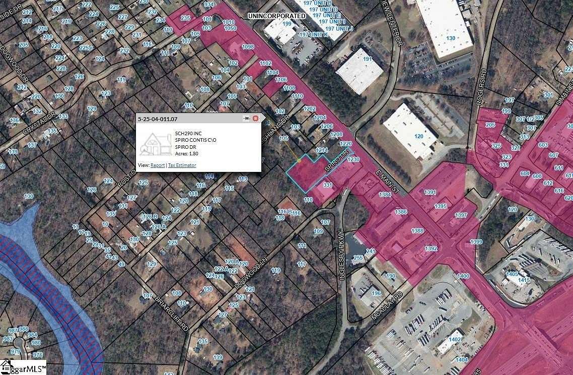 1.79 Acres of Land for Sale in Duncan, South Carolina