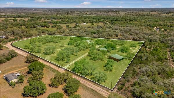 15 Acres of Land with Home for Sale in Goliad, Texas
