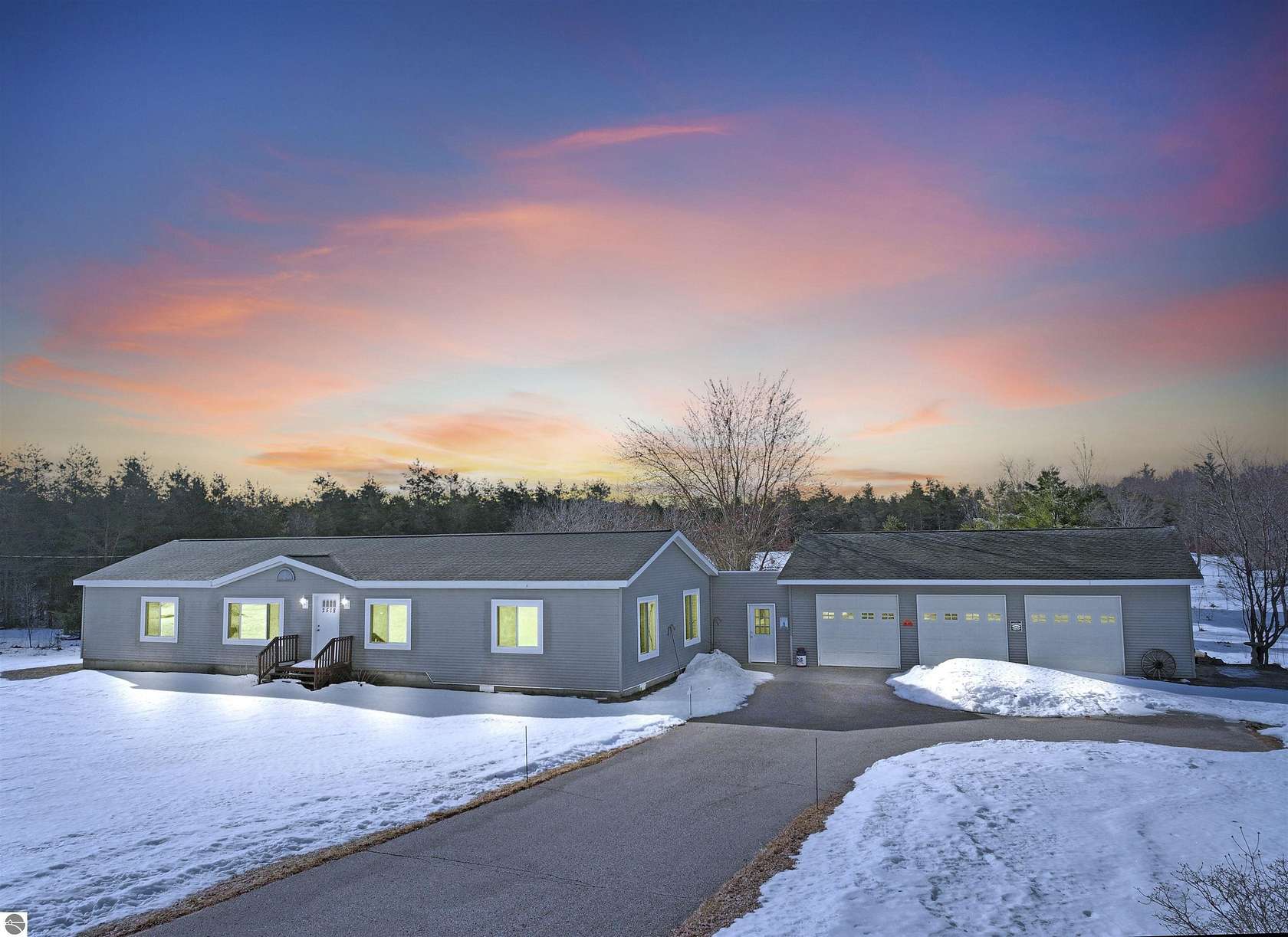 4.63 Acres of Land with Home for Sale in Cadillac, Michigan