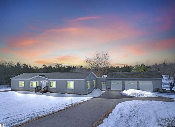 4.63 Acres of Land with Home for Sale in Cadillac, Michigan