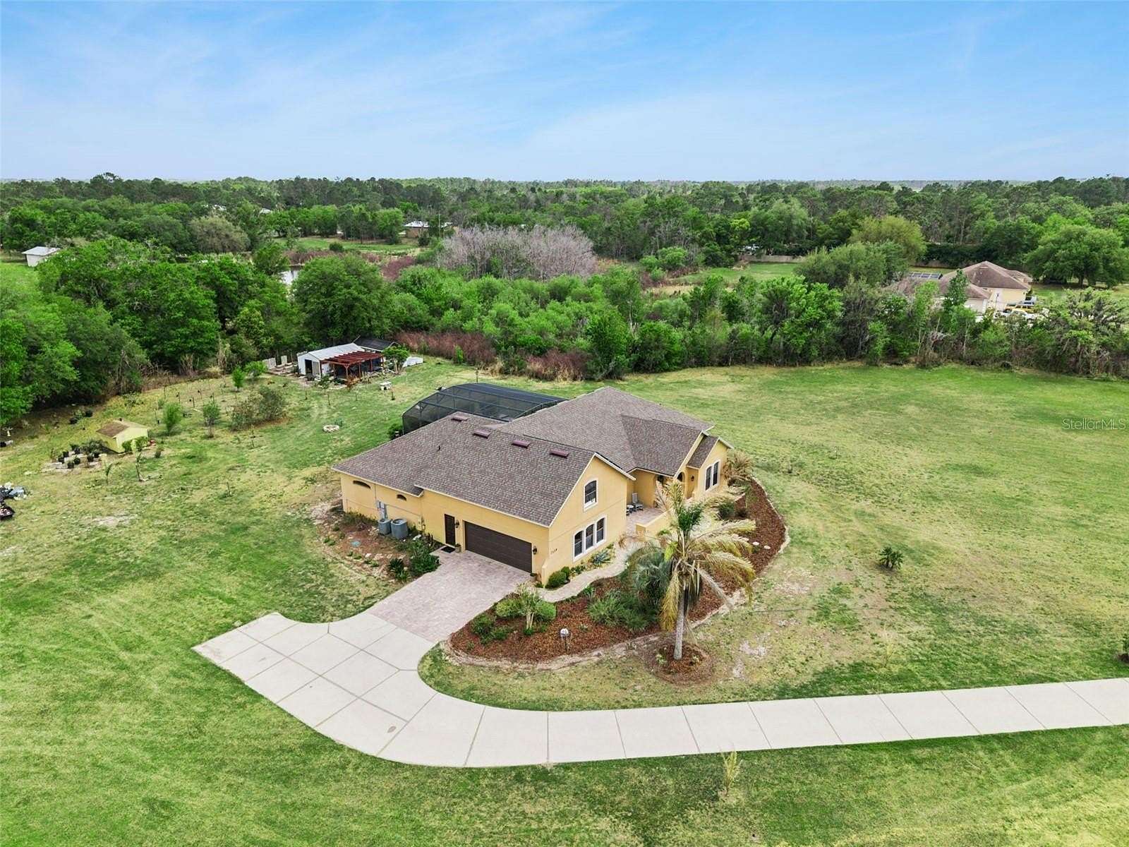 9.69 Acres of Land with Home for Sale in Groveland, Florida
