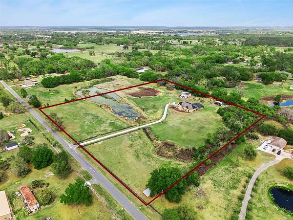 9.69 Acres of Land with Home for Sale in Groveland, Florida