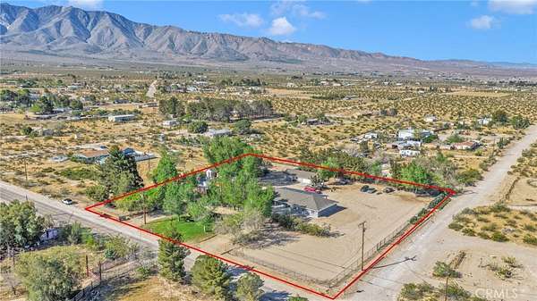 2.15 Acres of Land with Home for Sale in Lucerne Valley, California