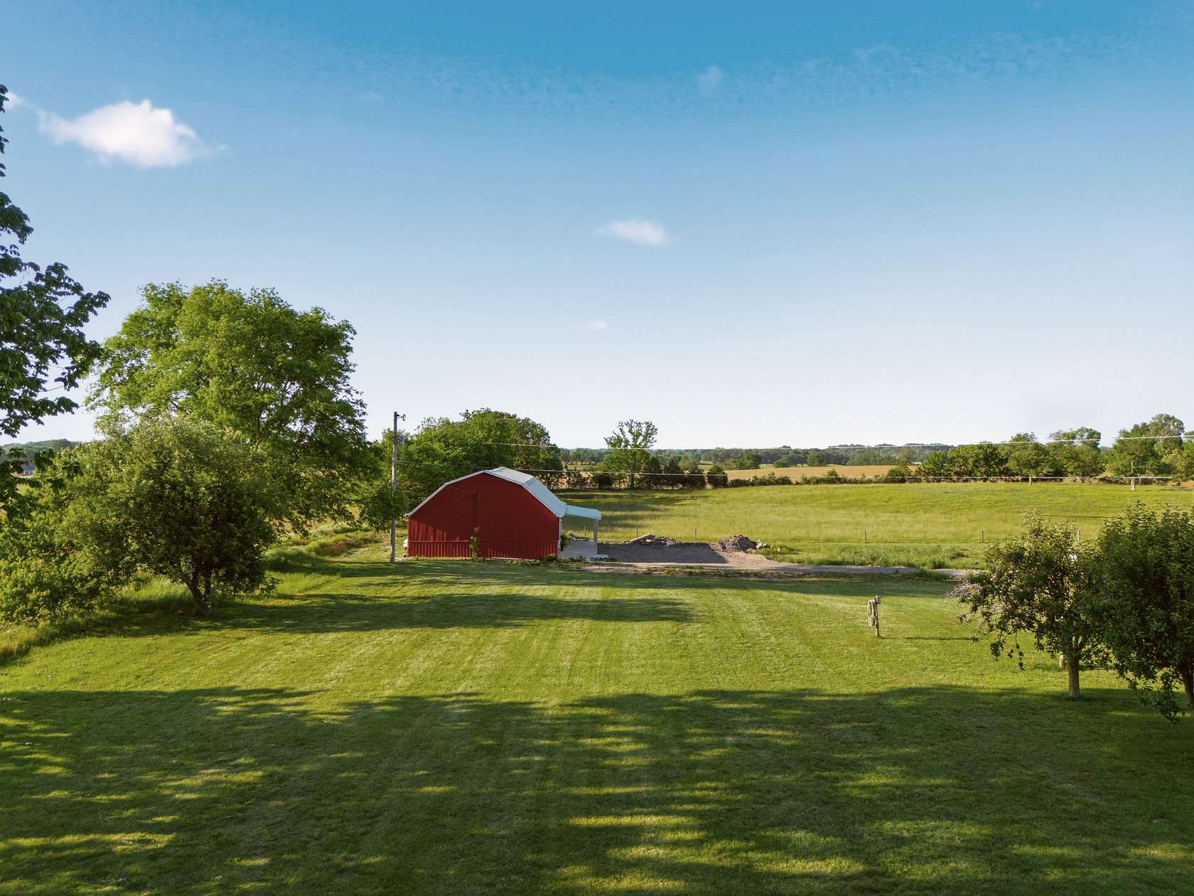 5.36 Acres of Land with Home for Sale in Cedar Hill, Tennessee