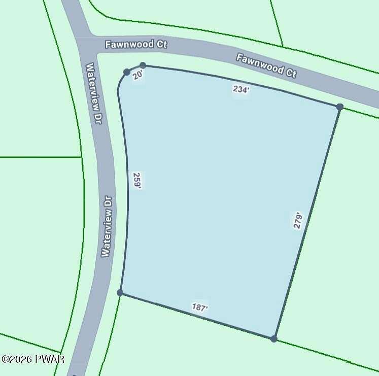 1.2 Acres of Land for Sale in Hawley, Pennsylvania