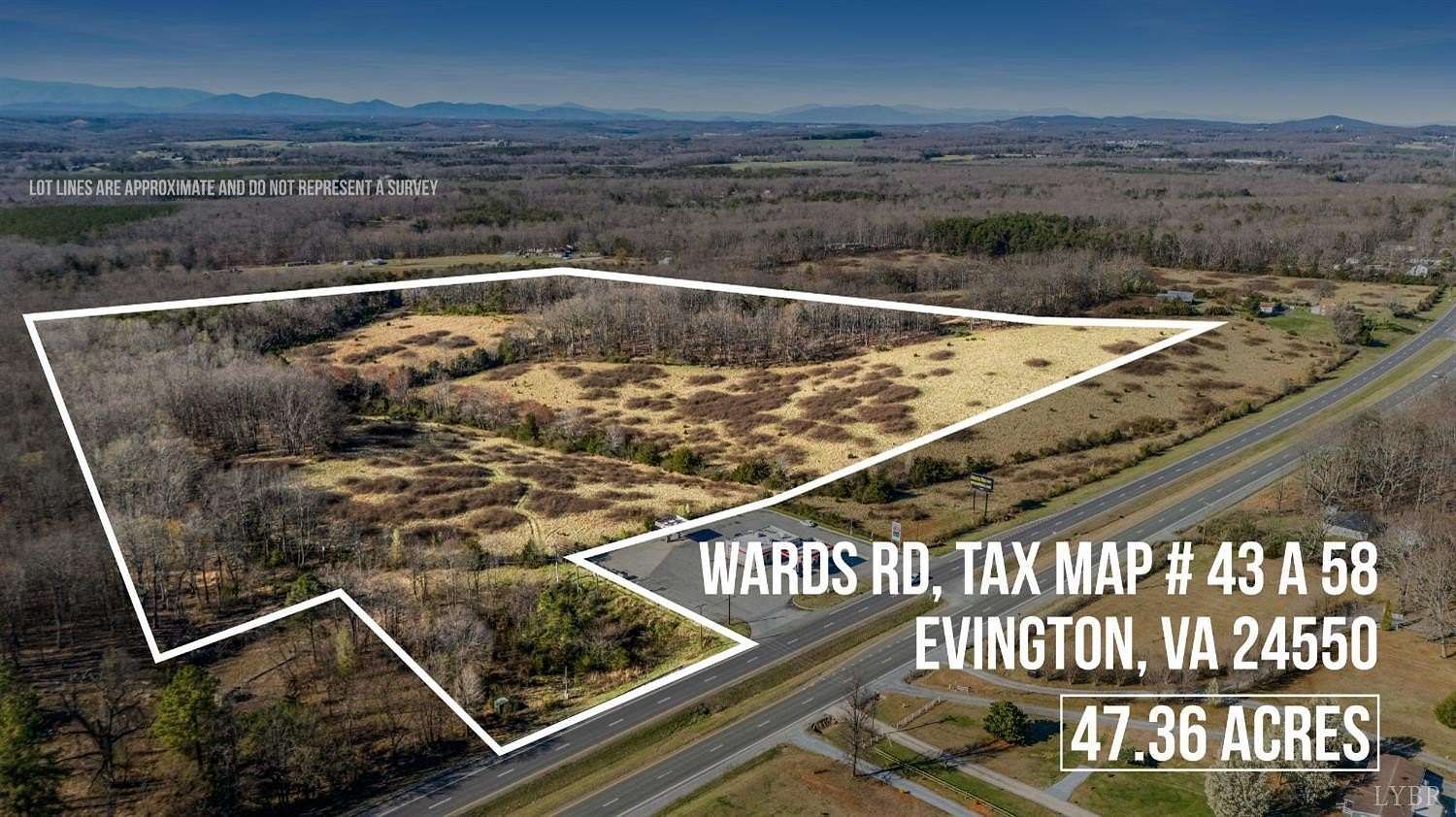 47.4 Acres of Land for Sale in Evington, Virginia