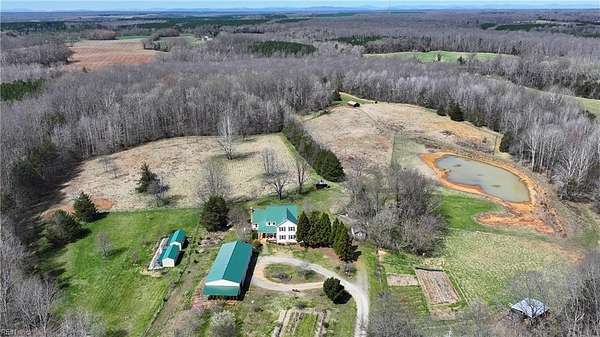 79 Acres of Land with Home for Sale in Mineral, Virginia