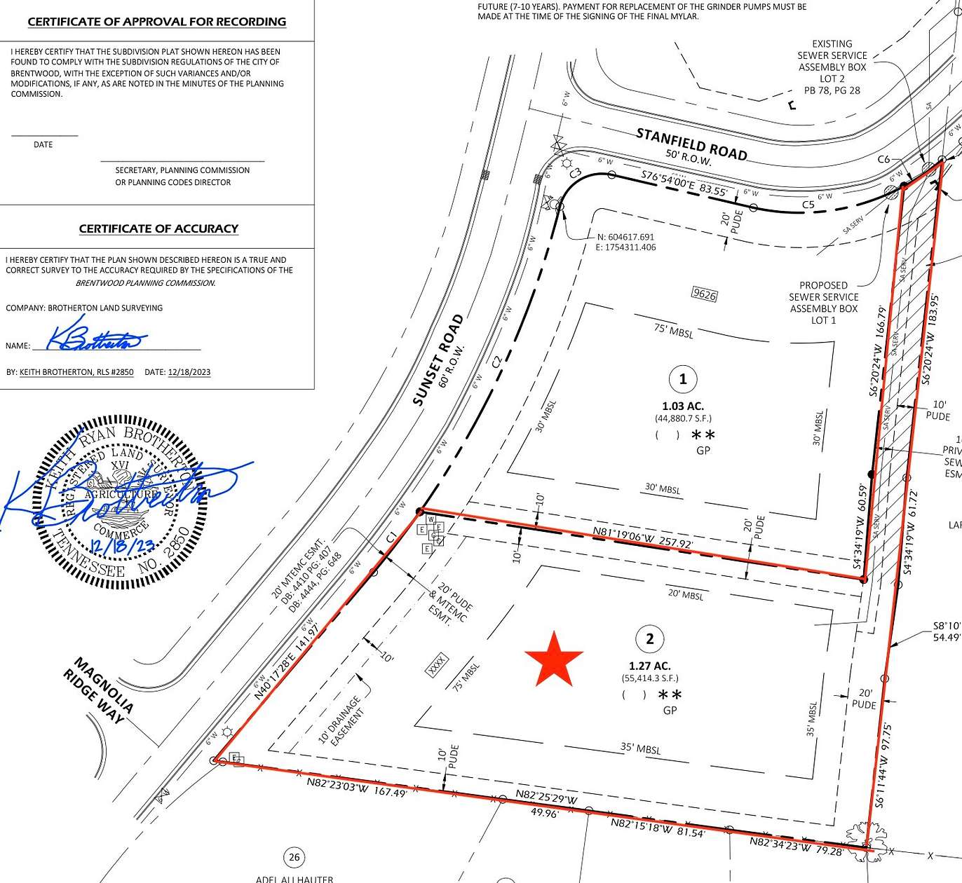 1.27 Acres of Residential Land for Sale in Brentwood, Tennessee