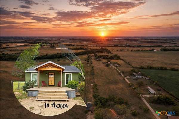 10 Acres of Land with Home for Sale in Troy, Texas