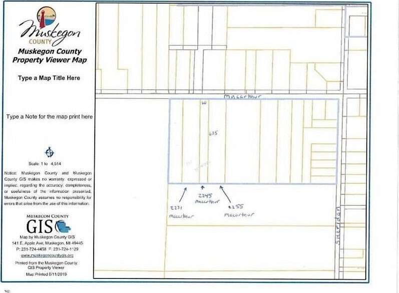 0.96 Acres of Land for Sale in Muskegon, Michigan