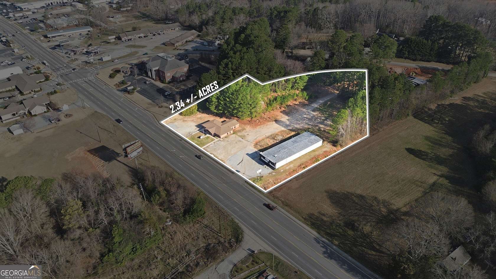 2.34 Acres of Improved Commercial Land for Sale in Toccoa, Georgia