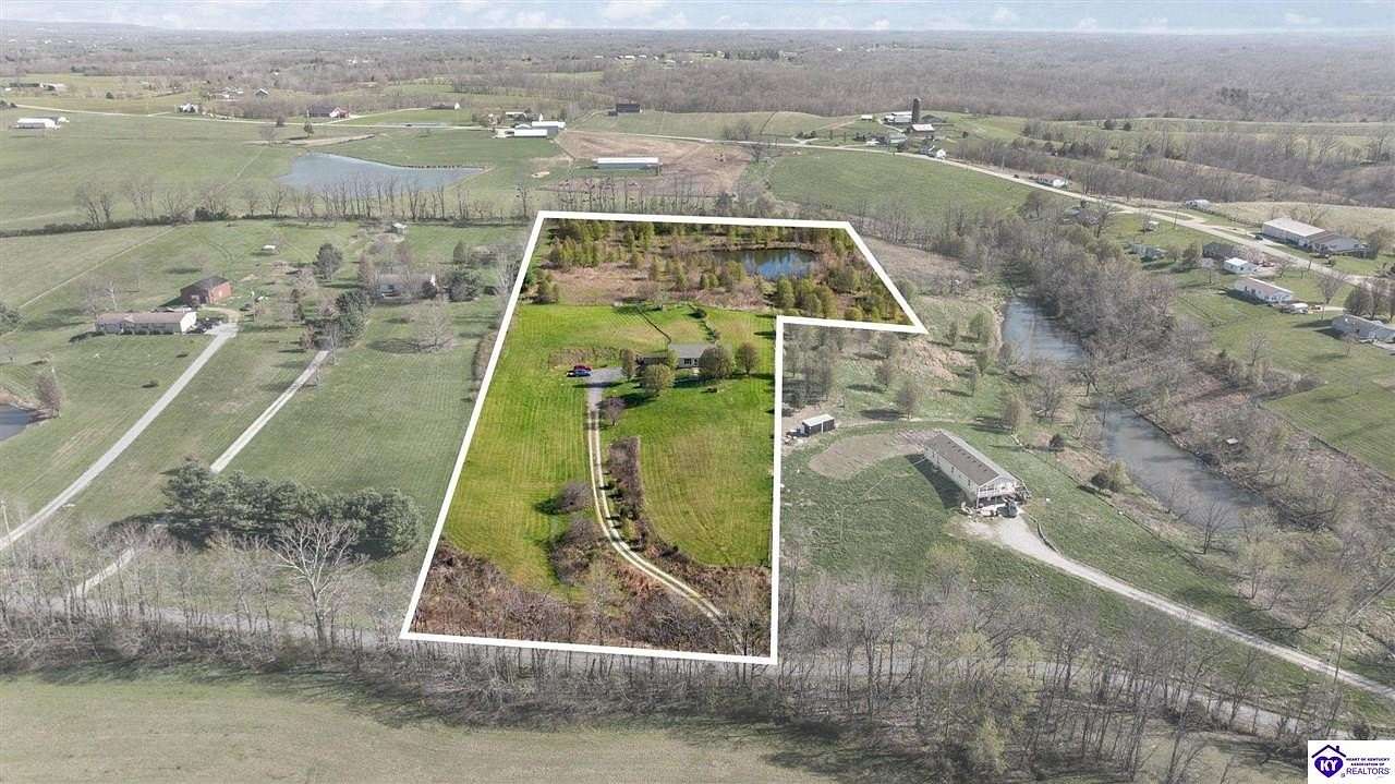 7.33 Acres of Land with Home for Sale in Mount Eden, Kentucky