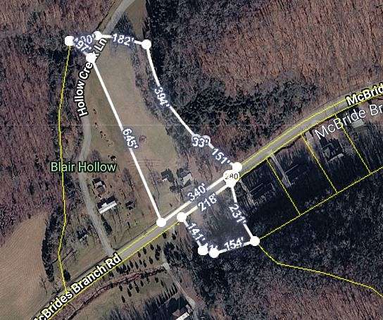 3.84 Acres of Land with Home for Sale in Beechgrove, Tennessee
