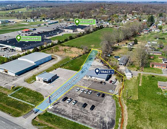 1.6 Acres of Improved Mixed-Use Land for Auction in Powderly, Kentucky