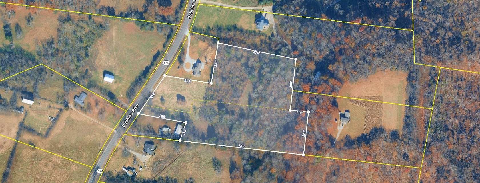 10.2 Acres of Land with Home for Sale in Gallatin, Tennessee